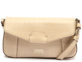 BOLSA TIRACOLO PEQUENA LIZZIE CROCO BEGE S 50010 0421 0002 SCHUTZ - Vintedoisk